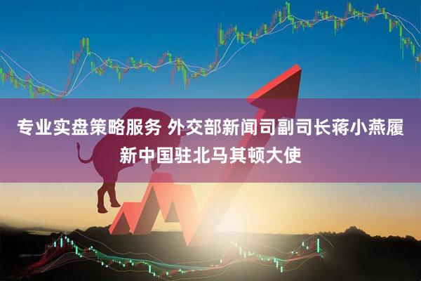 专业实盘策略服务 外交部新闻司副司长蒋小燕履新中国驻北马其顿大使